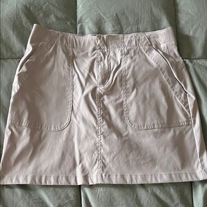 Eddie Bauer Khaki Mini Skort with Pockets